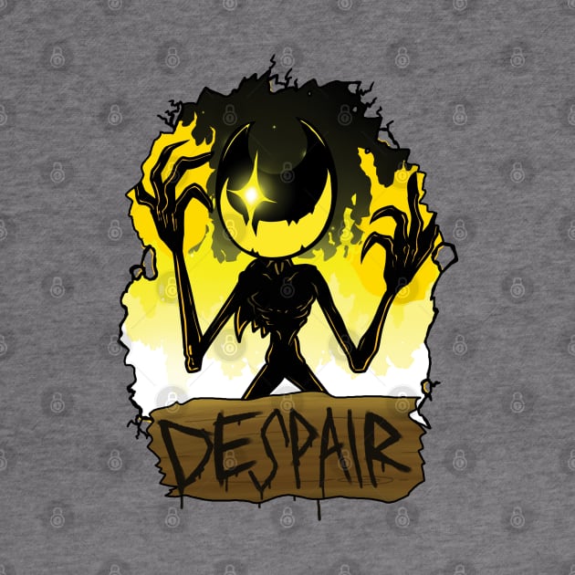 FNF INDIE CROSS - BATIM Nightmare Bendy Despair art by Renovich